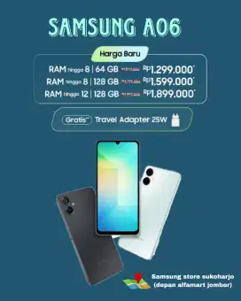 samsung A06  ram 4 & 6