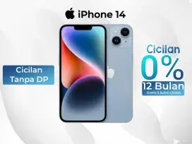IPHONE 14 128GB CICILAN KREDIT TANPA DP BUNGA 0% 12 BULAN