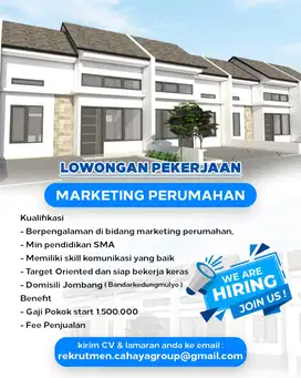LOWONGAN MARKETING RUMAH SUBSIDI