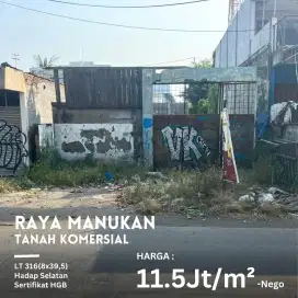 Hot listing komersial area manukan kulon