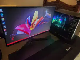 MONITOR + PC GAMING i5 12400f RTX 4060 Ram klev 32gb SSD klev 1TB nvme