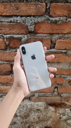 Iphone x 64 silver murahh