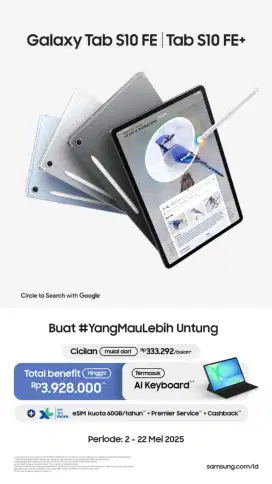 Tab S10 FE & Tab S10 FE+ FREE KEYBOARD