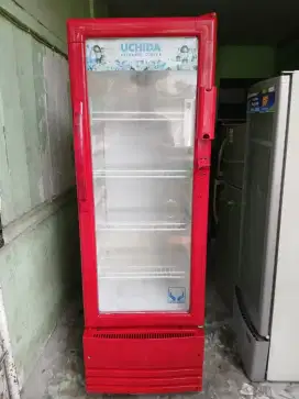 Showcase uchida orisinil pabrik belum pernah servis kondisi normal