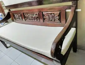 Dijual Kursi Kayu 3 seater