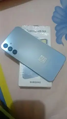Jual hp samsung A15 5G ram 8/256 fulset on garangsi pemakaian 1bln