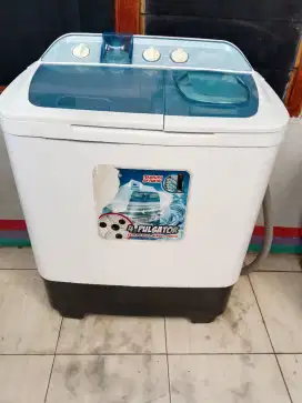 jual mesin cuci denpo 7.5kg siap pakai mesin halus body mls orisinil