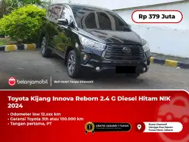 [ LOW KM ] Toyota Kijang Innova Reborn 2.4 G Diesel Hitam 2024/2025