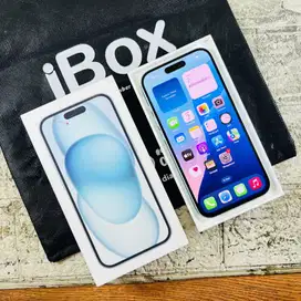 Iphone 15 128 GB ibox bh 100 Pemakaian singkat