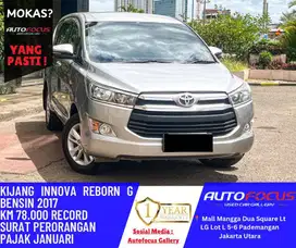 Tdp15JT Toyota Kijang Innova 2.0 G AT Bensin Silver Metalik NIK 2017