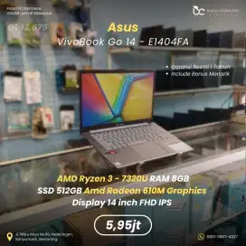 ASUS Vivobook Go 14-E1404FA | Ryzen 3 7320U 8GB 512GB
