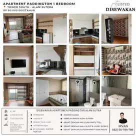Disewakan Apartemen Paddington Heights South Tower Lt. 37, 1 Bedroom,