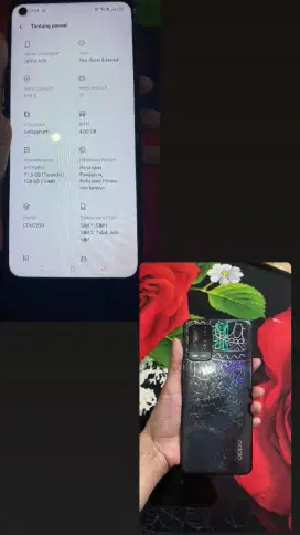 Dijual hp oppo A54 fulset