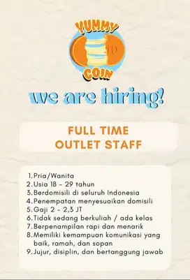 STAFF OUTLET YUMMY COIN CABANG ANTASARI
