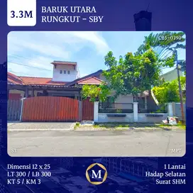 Rumah Baruk Utara Rungkut Pondok Nirwana dkt MERR Stikom Nginden UBAYA