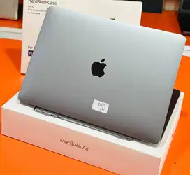 Macbook air M1 2020 ram 8gb SSD 256GB free box dan hardcase grs 1bulan