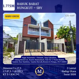 Rumah Baru Baruk Barat Wisma Kedung Asem Wiskai dkt Rungkut UBAYA MERR