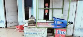 Gerobak tebu dan mesin tebu