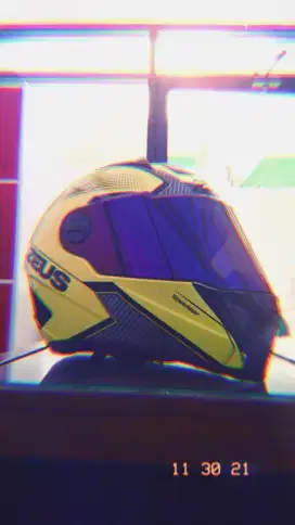 Helm Zeus ZS-811 Speedster Yellow Fluo Size L
