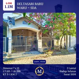 Rumah Deltasari Baru Ngingas Sidoarjo dkt Waru Aloha Juanda Rewwin