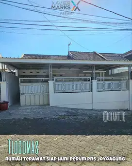Rumah Terawat di Perumahan PNS di Jouo agung Lowokwaru Malang
