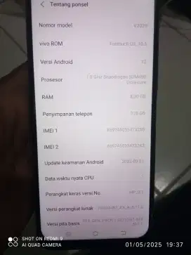 D jual cepat Bu Vivo y20s ram 8/128