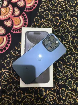 iphone 15 promax blue titanium 256gb ibox