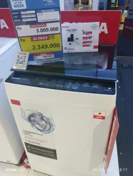 Kredit Mesin Cuci Toshiba TM Top Load 7kg