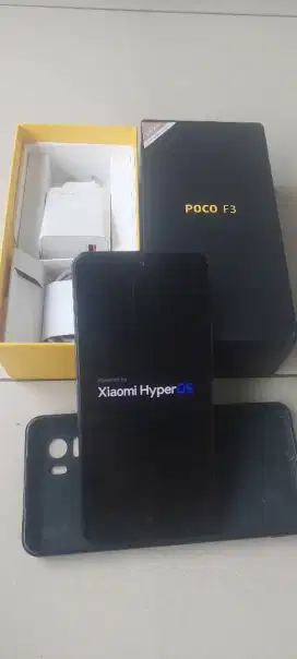 Poco F3 8/256GB fullset original, orian semua