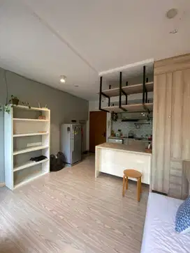 Dijual 1 bedroom furnished renov apartemen maple park jakarta utara