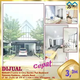 DIJUAL RUMAH 2 Lantai di Citra Garden Puri Boulevard Kalideres - HL