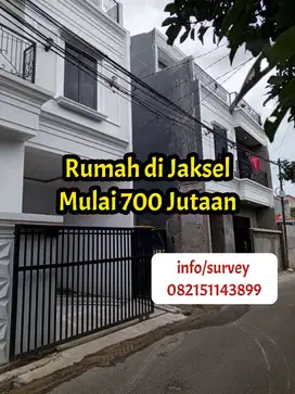 Rumah Cluster 2 Lantai bisa KPR  Akses mobil di Jagakarsa Jaksel