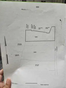 DIJUAL BANGUNAN HITUNG TANAH SIDOARJO KOTA