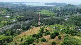 Tanah murah pinggir jln raya bypass Kuta Mandalika Lombok