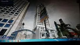 DISEWAKAN OFFICE SPACE UK 54M2 DI TANAH ABANG JAKARTA PUSAT