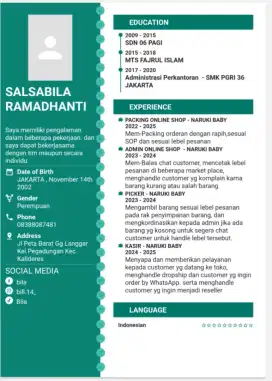Sedang mencari pekerjaan yg HALAL
