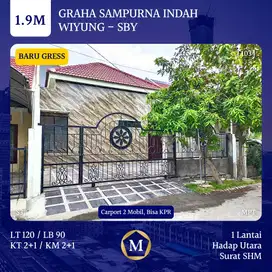 Rumah BARU Graha Sampurna Indah Wiyung dkt UNESA Pakuwon PTC Citraland