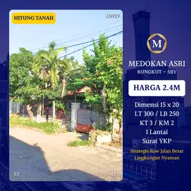Rumah Hitung Tanah Medokan Asri Rungkut Surabaya