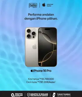 PROMO SPACIAL IPHONE 16PRO DI BLIBLI CILEGON CENTER MALL