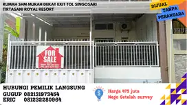 Rumah Siap Huni SHM Exit Tol Singosari