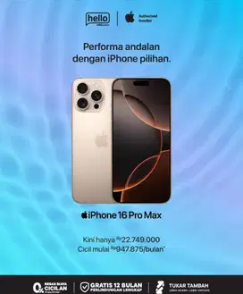 PROMO SPECIAL IPHONE 16PROMAX DI BLIBLI CILEGON CENTER MALL