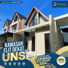 Rumah SatuLantai Dengan Cashback Puluhan Juta, Dekat UNS, Akses Mudah