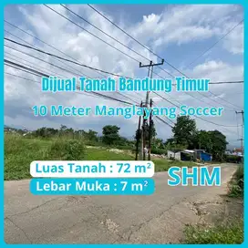 Tanah 190 Jt 10 Meter Manglayang Soccer View Terbaik di Cileunyi