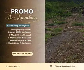 Tanah Cileunyi Lokasi Strategis Dekat Jalan Nasional