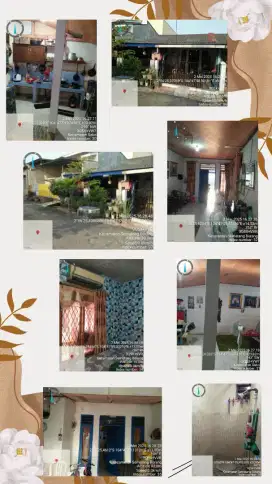 Dijual rumah teras rapi depan mushola 260juta nego, lokasi strategis,