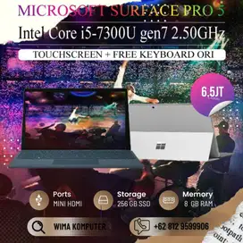 Laptop Surface Pro Core i5 Gen7 Ram 8Gb/256Gb 12.5inch Touchsreen (M)