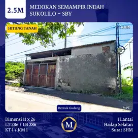 Rumah Hitung Tanah Medokan Semampir Indah Sukolilo Surabaya
