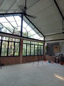 Rangka Atap Baja, Kanopi Canopy, Tralis Teralis, Pagar, Railing Tangga