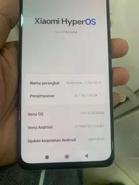 Redmi Note 11 pro 5G Ram 8/128