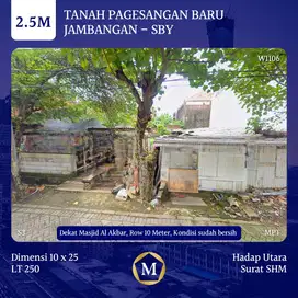Tanah Pagesangan Baru Jambangan Surabaya